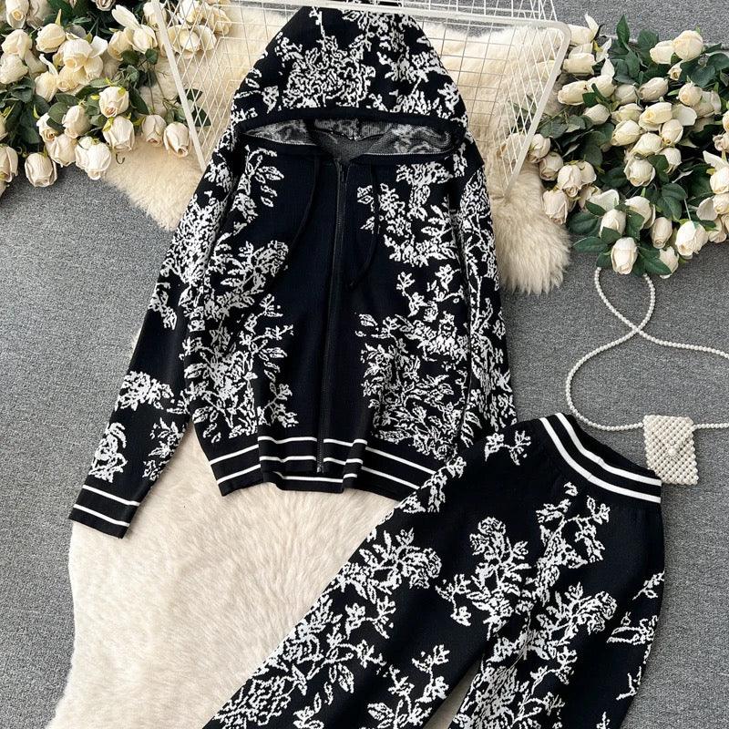 Fary Floral Woolen Coord Set - Image 7
