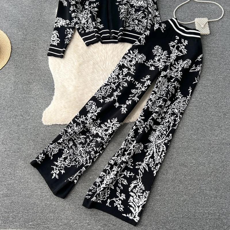 Fary Floral Woolen Coord Set - Image 8
