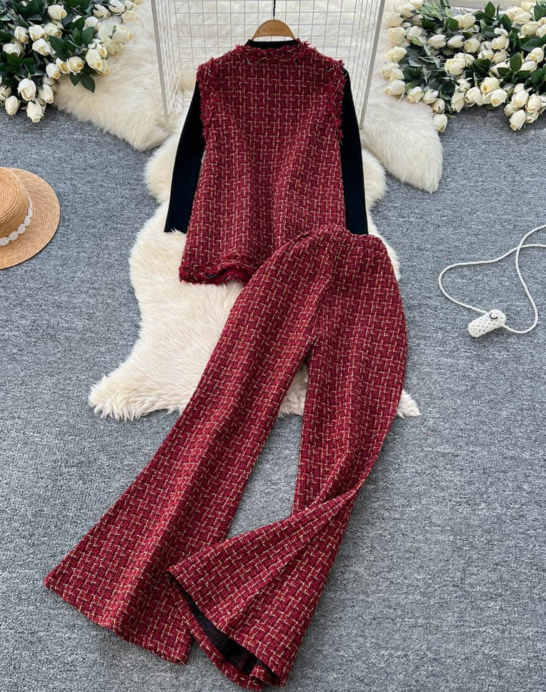 Fedora 3 Pc Premium Tweed Coord Set - Image 11