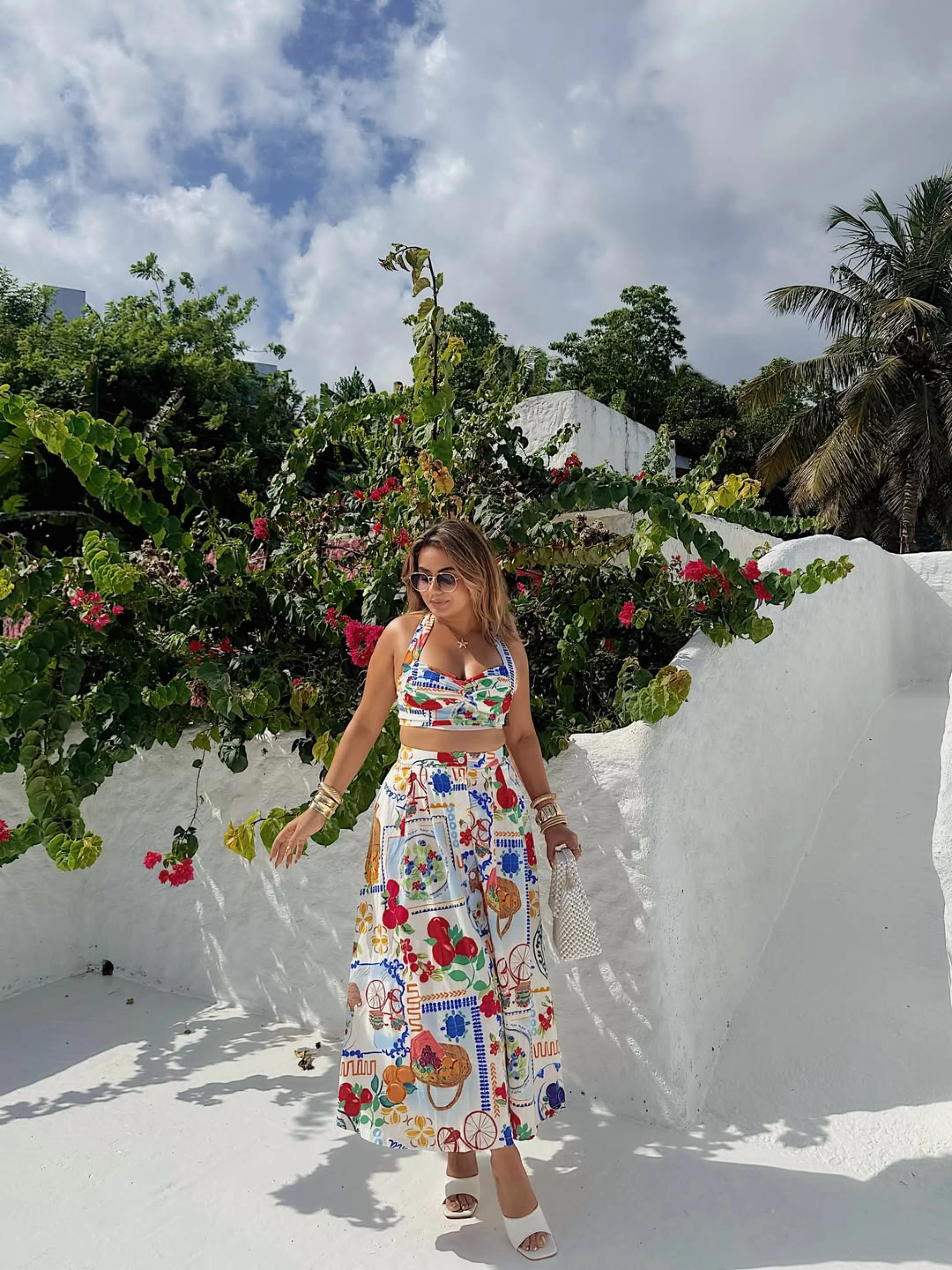 Feli Summer Coord Set In Multicolor - Image 11