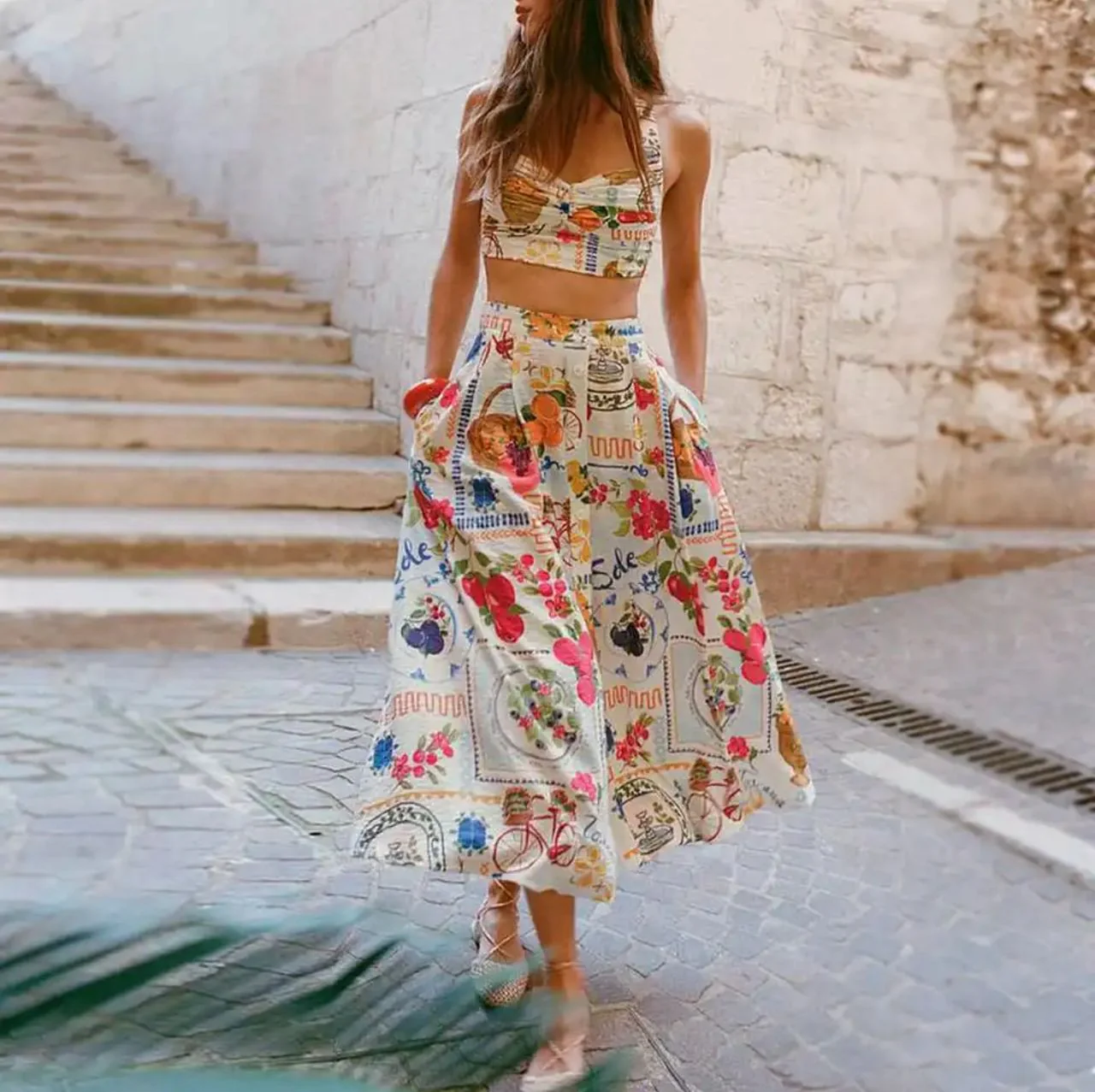 Feli Summer Coord Set In Multicolor - Image 14