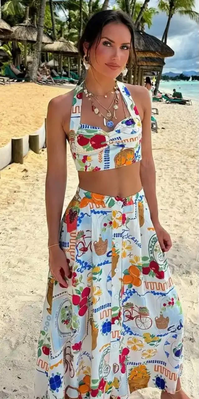 Feli Summer Coord Set In Multicolor - Image 17