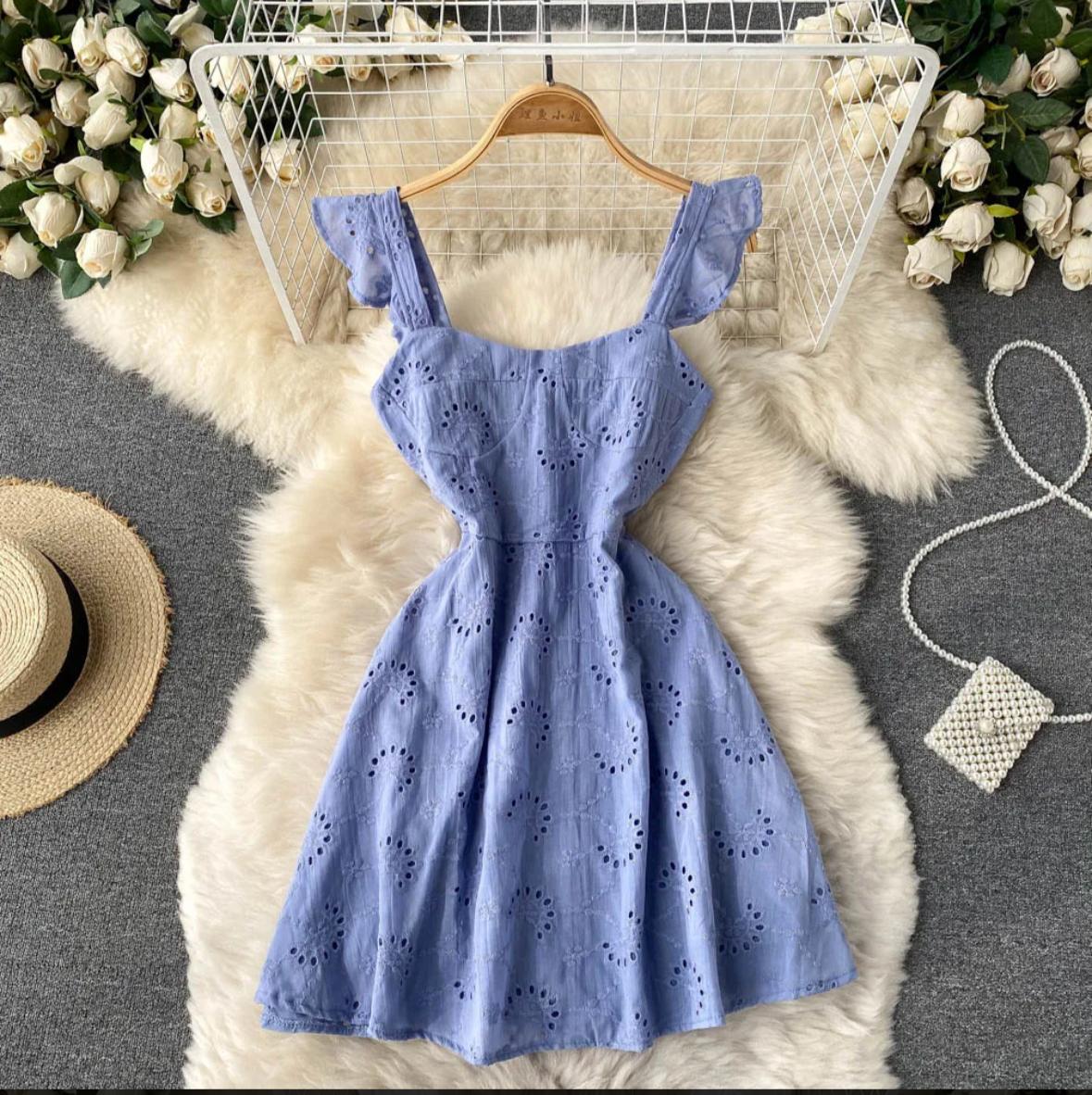 Felipe Eyelet Dress - Image 3