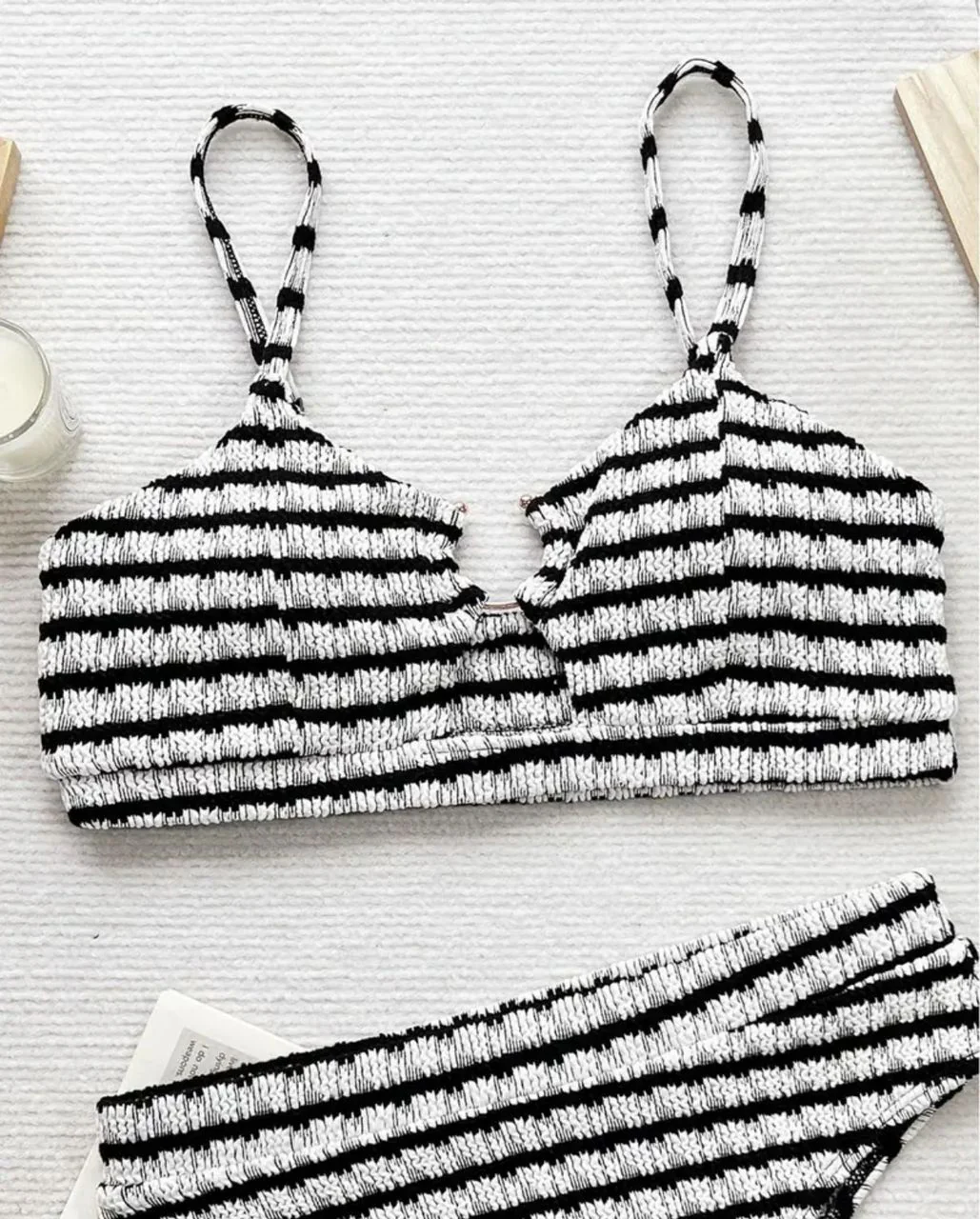 Flavie Summer Holiday Bikini In White - Image 3