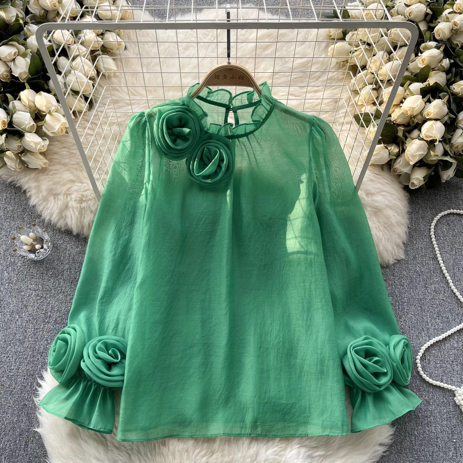 Freya Rosette Blouse - Image 5