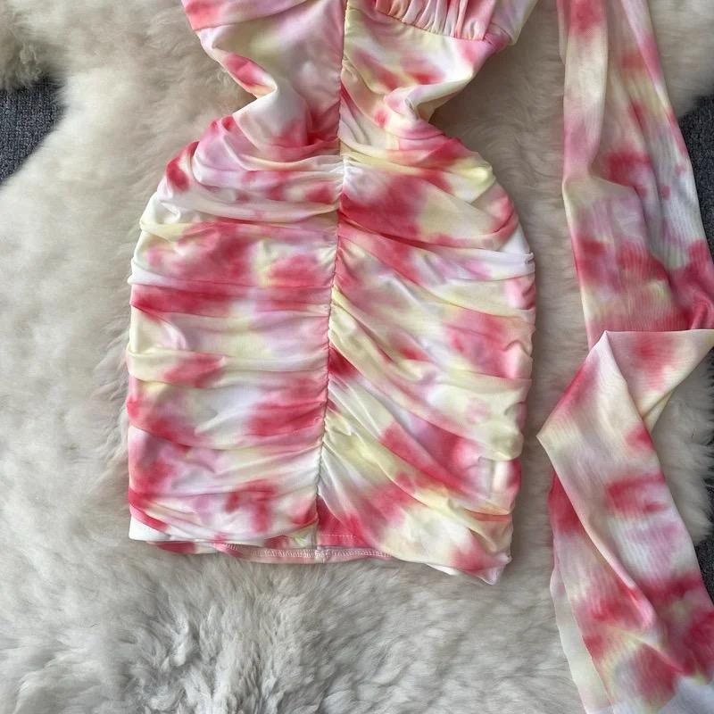 Gaelle Bodycon Mesh Dress - Image 5