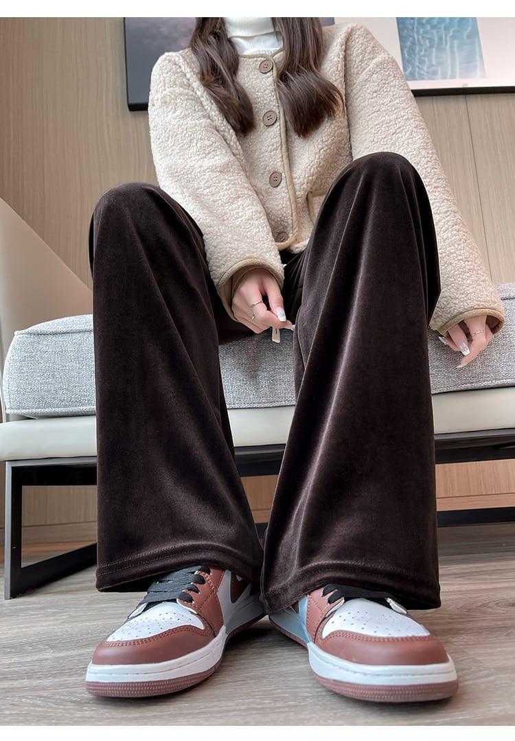 Gerardo Wide Leg Velvet Pants - Image 4