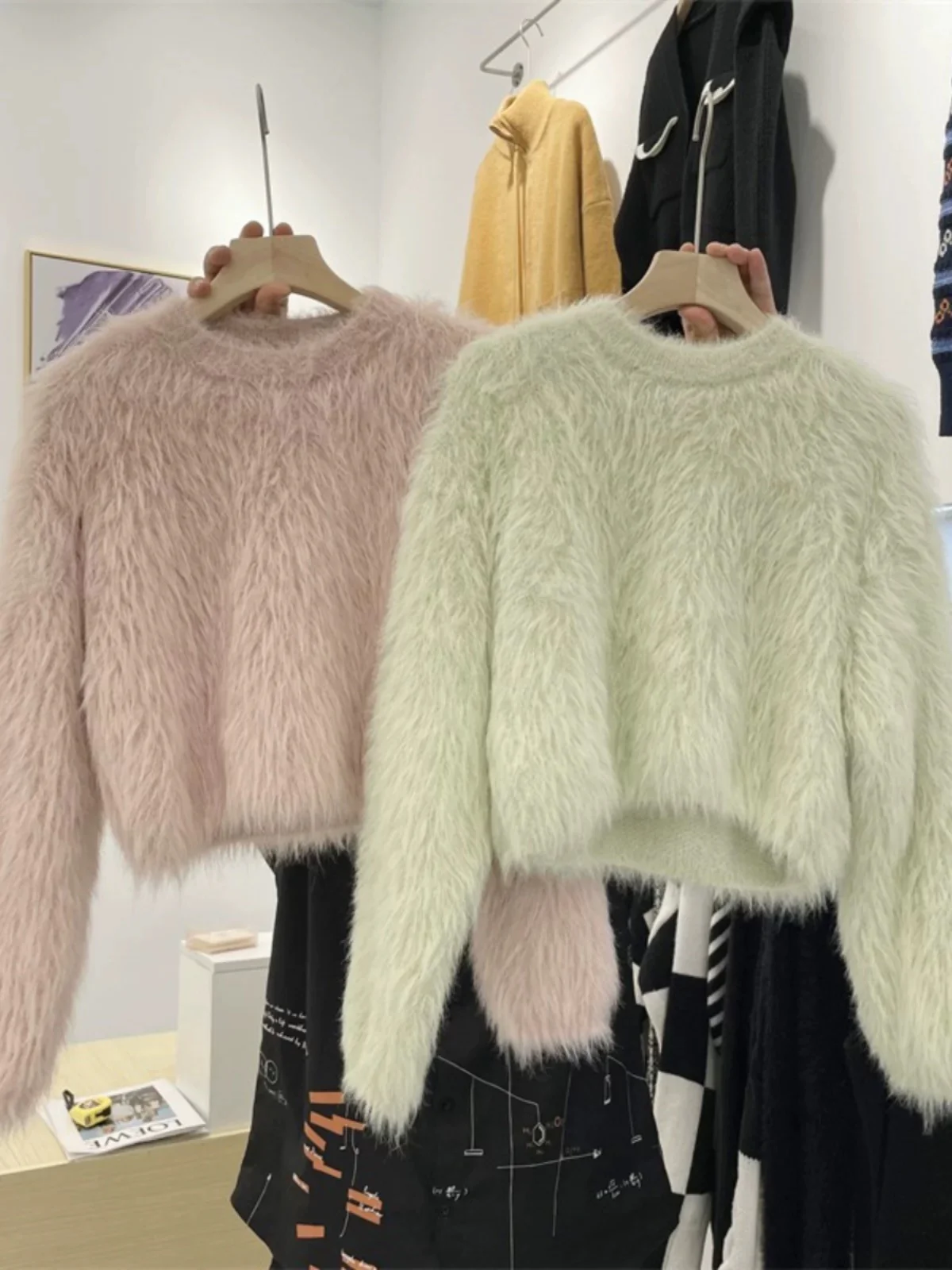 Harriet Mohair Fur Detailed Soft Sweater - Image 2