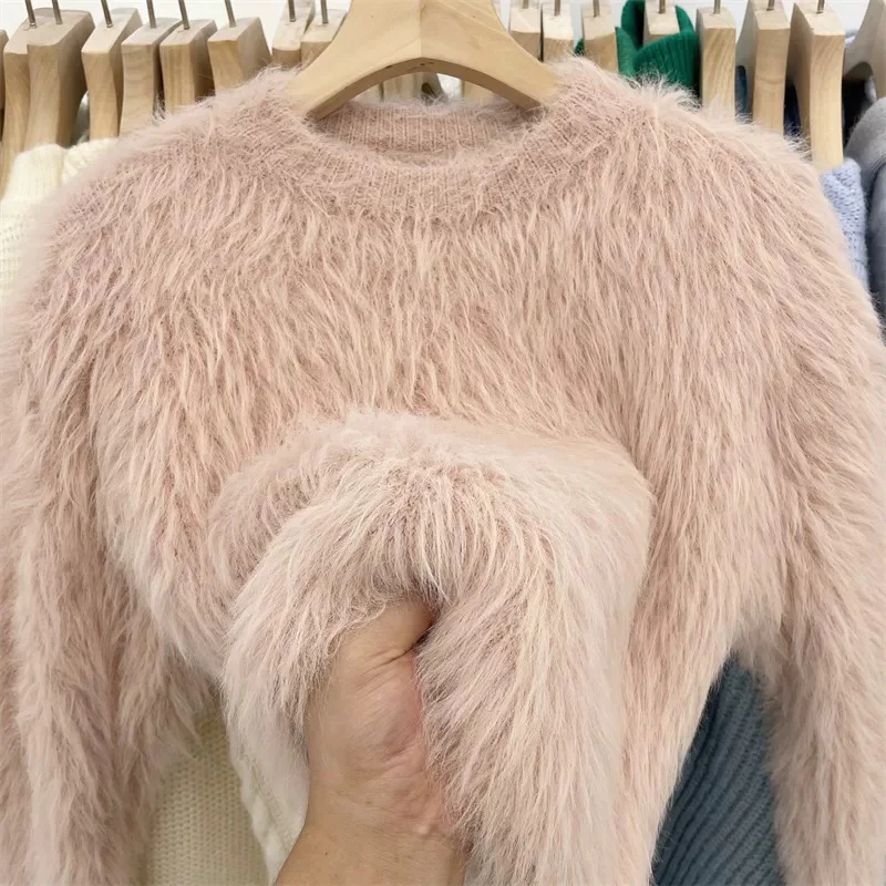 Harriet Mohair Fur Detailed Soft Sweater - Image 6