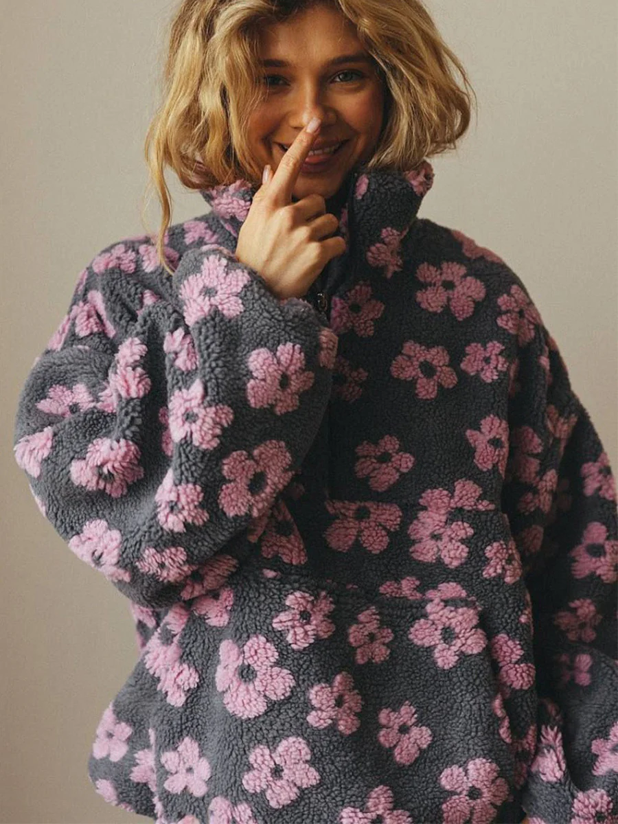 Harris Floral Oversized Sweatshirt - Image 7