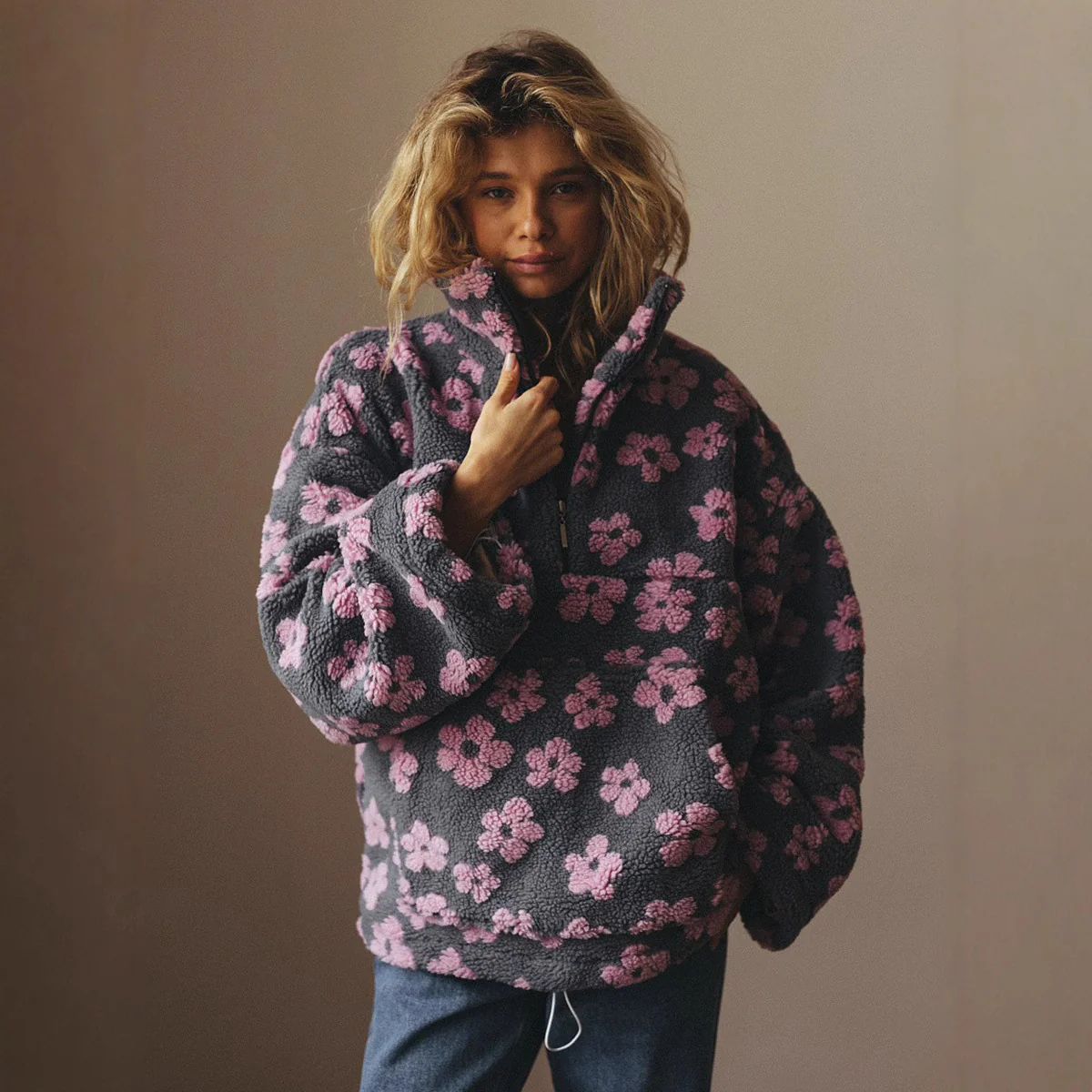 Harris Floral Oversized Sweatshirt - Image 8