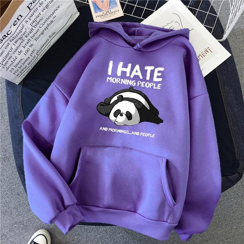 Hate Morning People Sweatshirt - Image 3