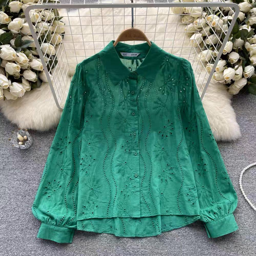 Hebby Cotton Eyelet Shirt  - Image 12
