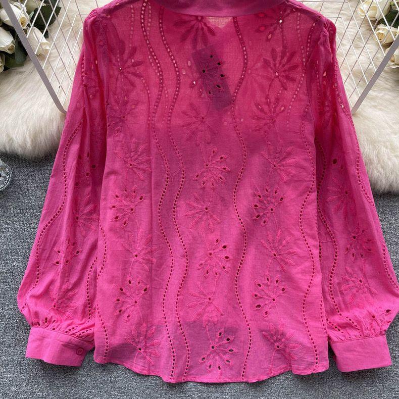 Hebby Cotton Eyelet Shirt  - Image 5