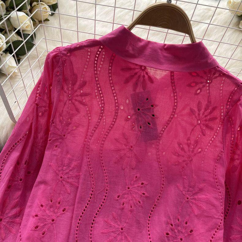 Hebby Cotton Eyelet Shirt  - Image 8