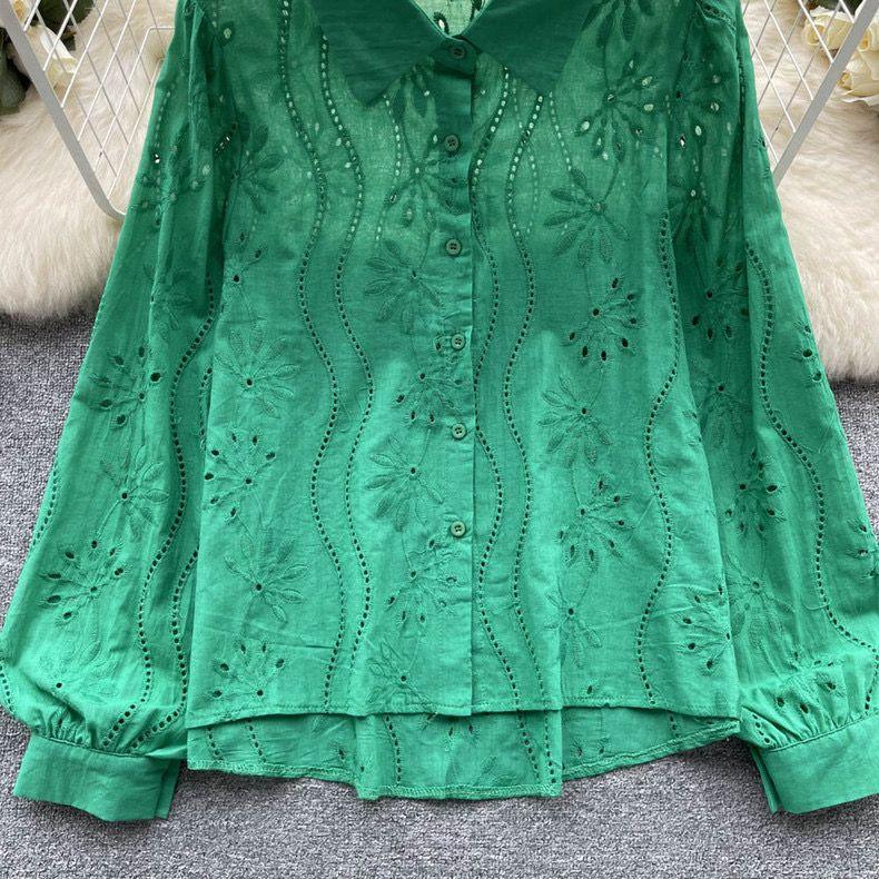 Hebby Cotton Eyelet Shirt  - Image 9