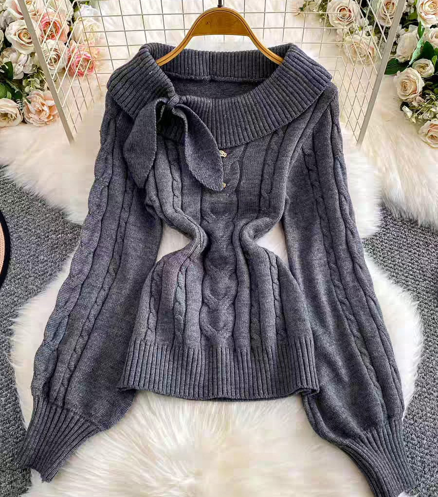 Helene Premium Bow Sweater - Image 2