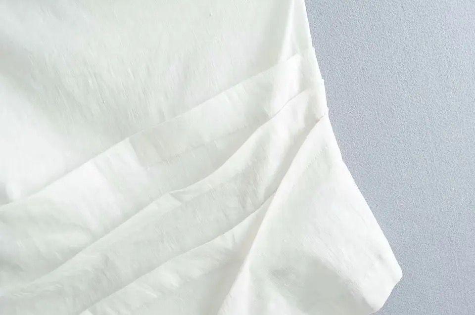 Helina One Shoulder Top In White - Image 4
