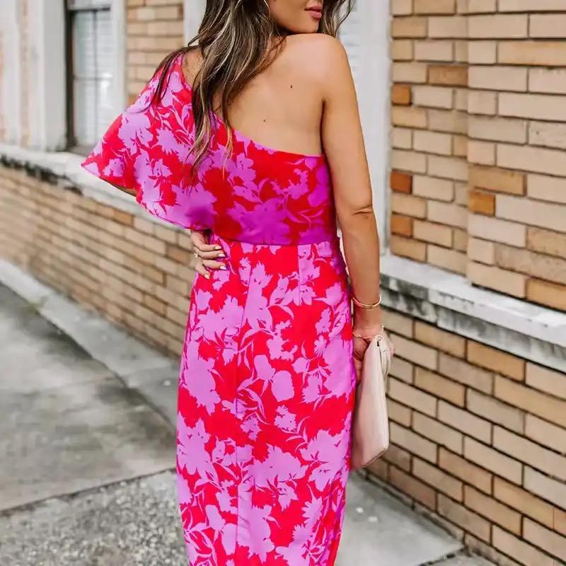 Heloisa One Shoulder Dress - Image 2