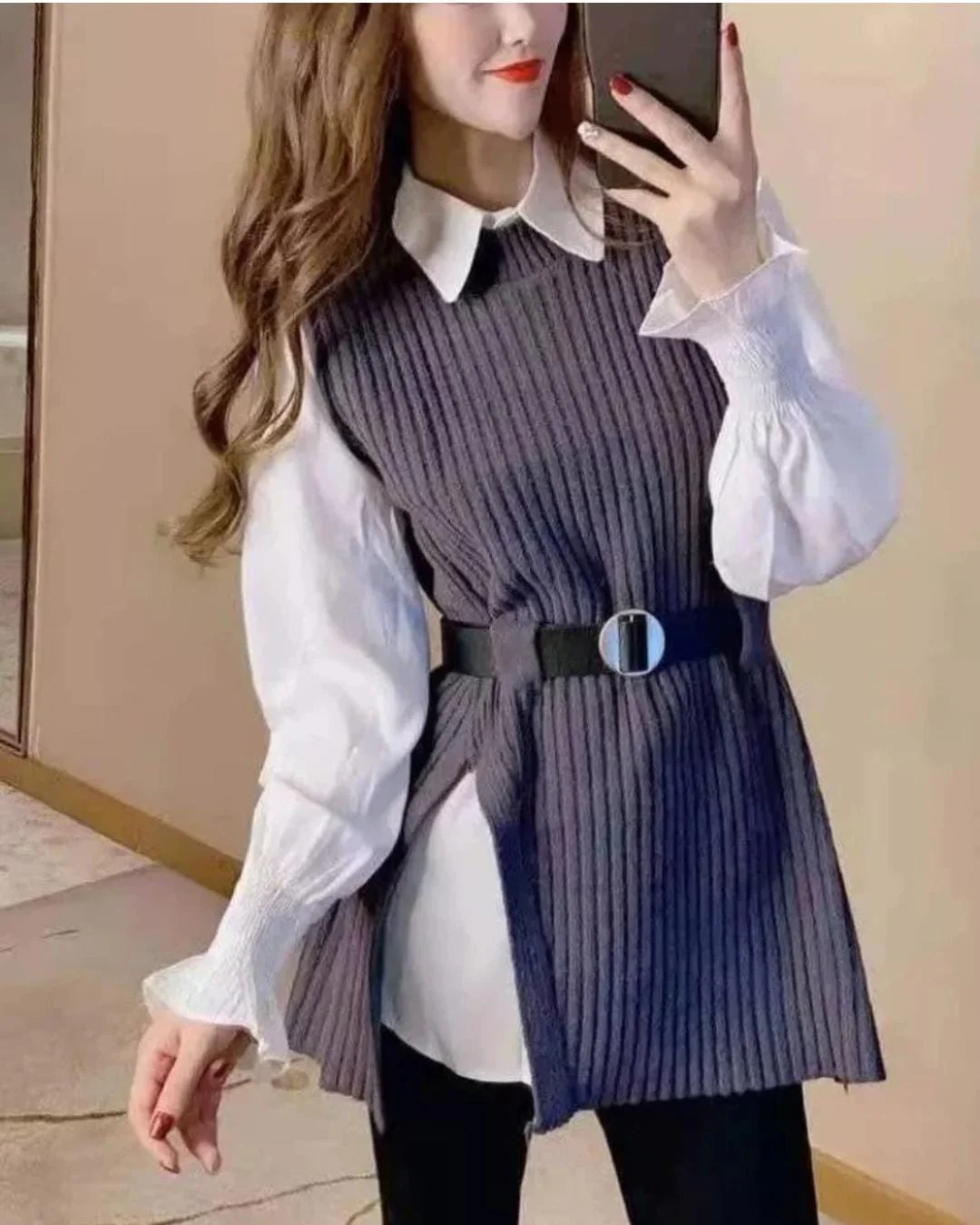 Henley Two Piece Knit Set - Image 10