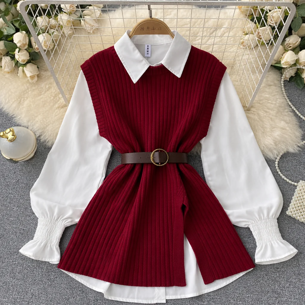 Henley Two Piece Knit Set - Image 3