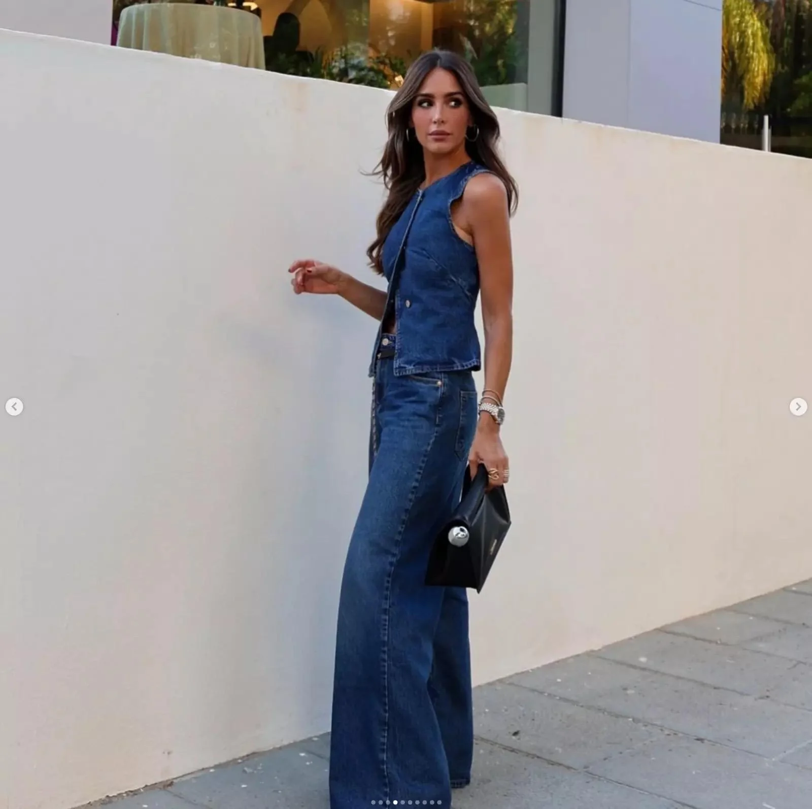 Hudson Statement Denim Coord In Navy Blue - Image 4