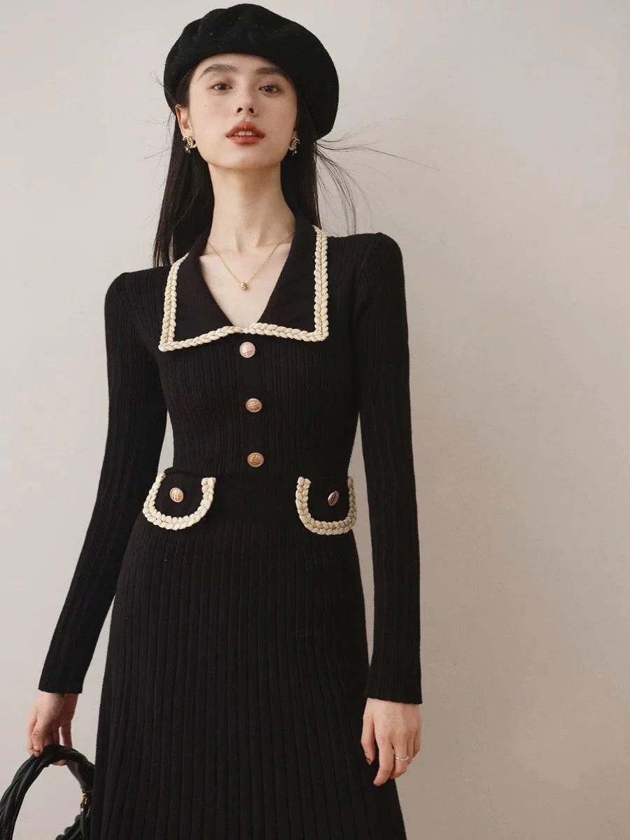 Huller Woolen Bodycon Dress - Image 7