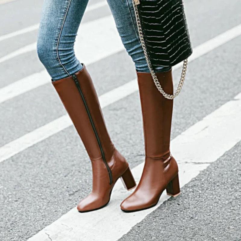 Isabelle Leather Boots - Image 5