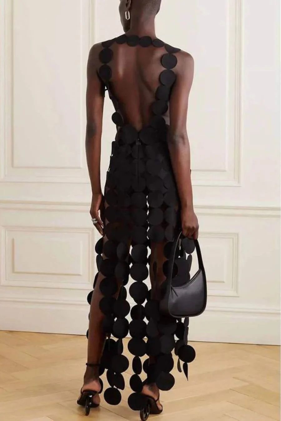 Jamey Luxe Resortwear Coverup In Black - Image 3