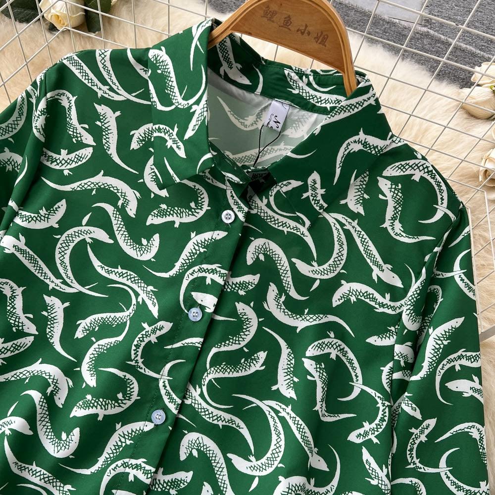 Jamie Abstract Coord Set In Green - Image 4