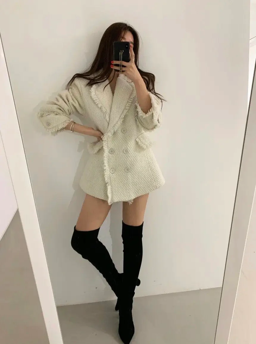 Jamie Tweed 2 Pc Set - Blazer and Skirt - Image 2