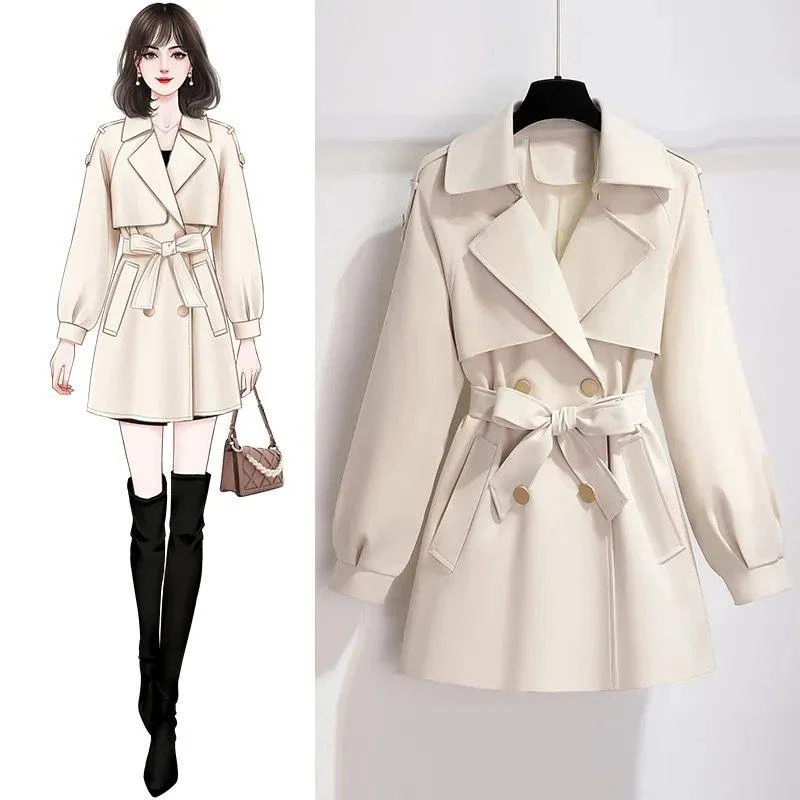 Janice Luxe Short Trenchcoat - Image 2