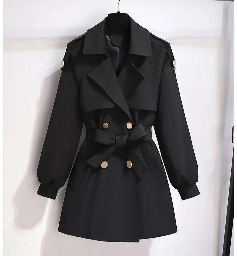 Janice Luxe Short Trenchcoat - Image 3