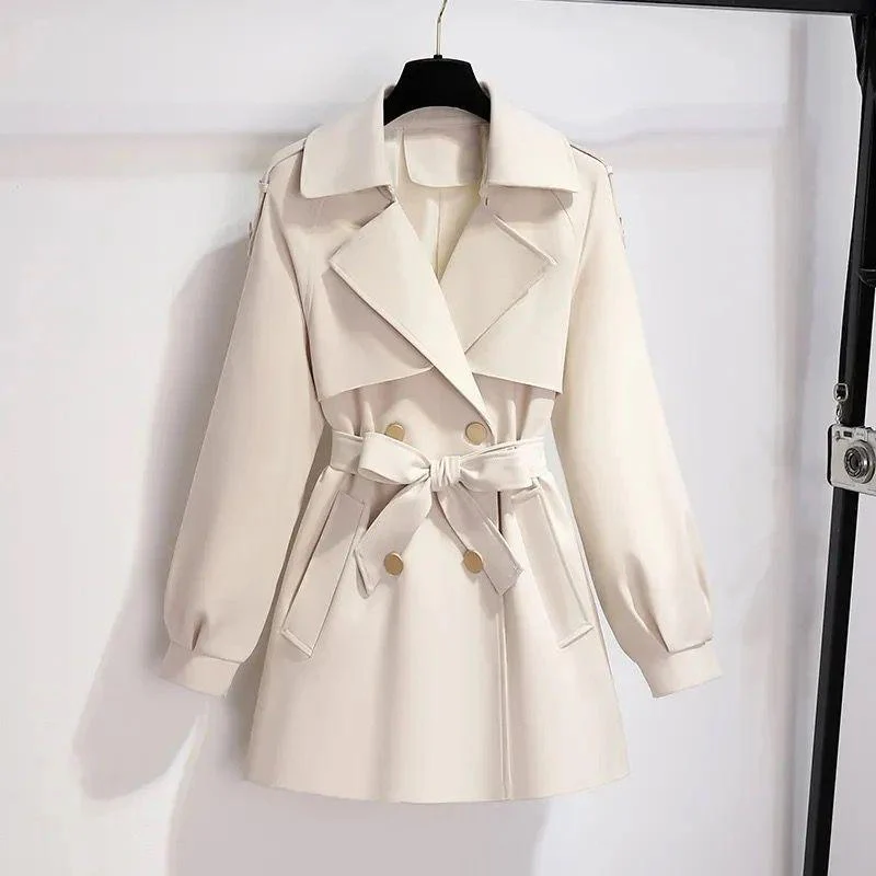 Janice Luxe Short Trenchcoat - Image 5