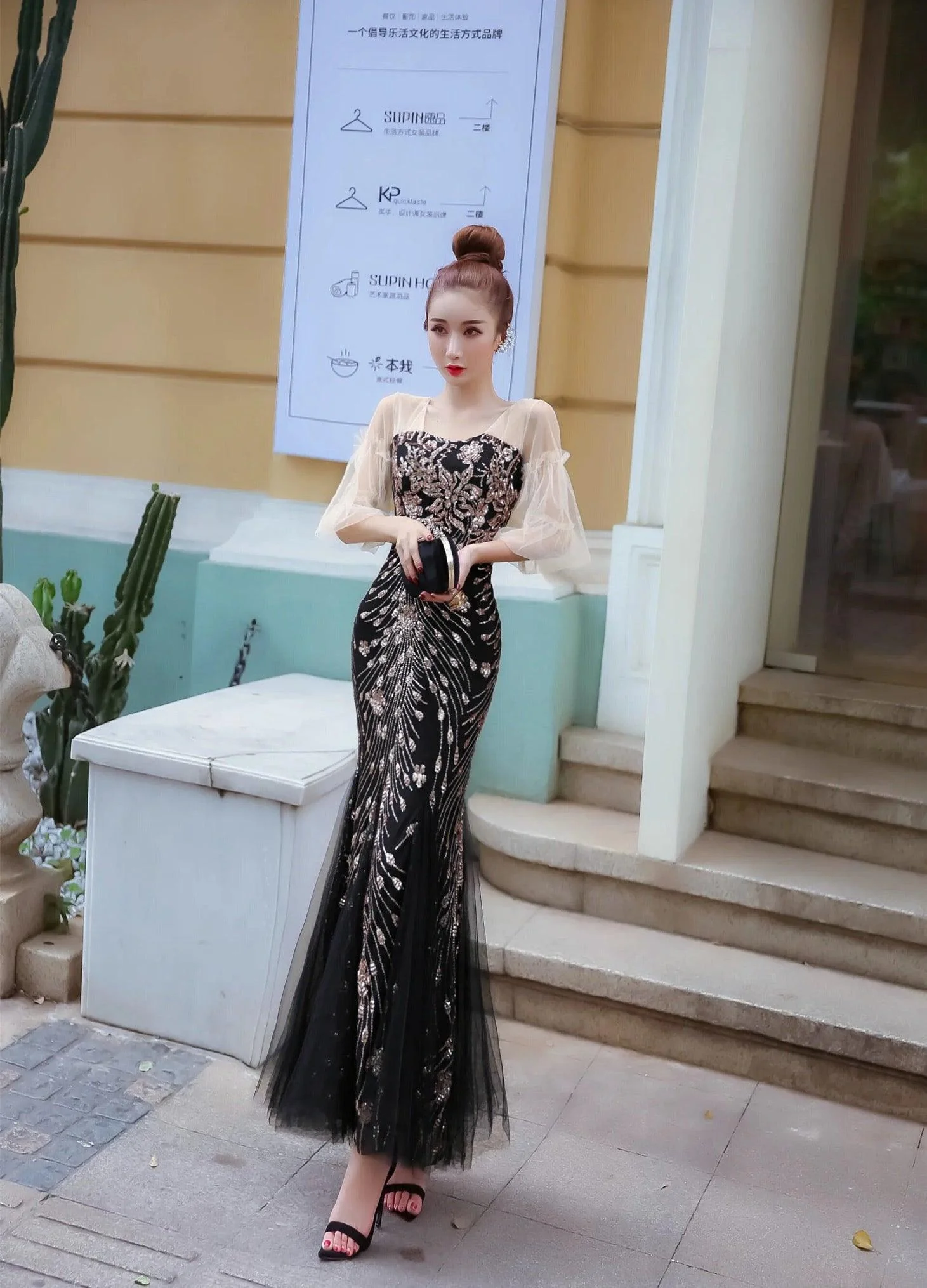 Jennifer Embellished Gown - Image 12