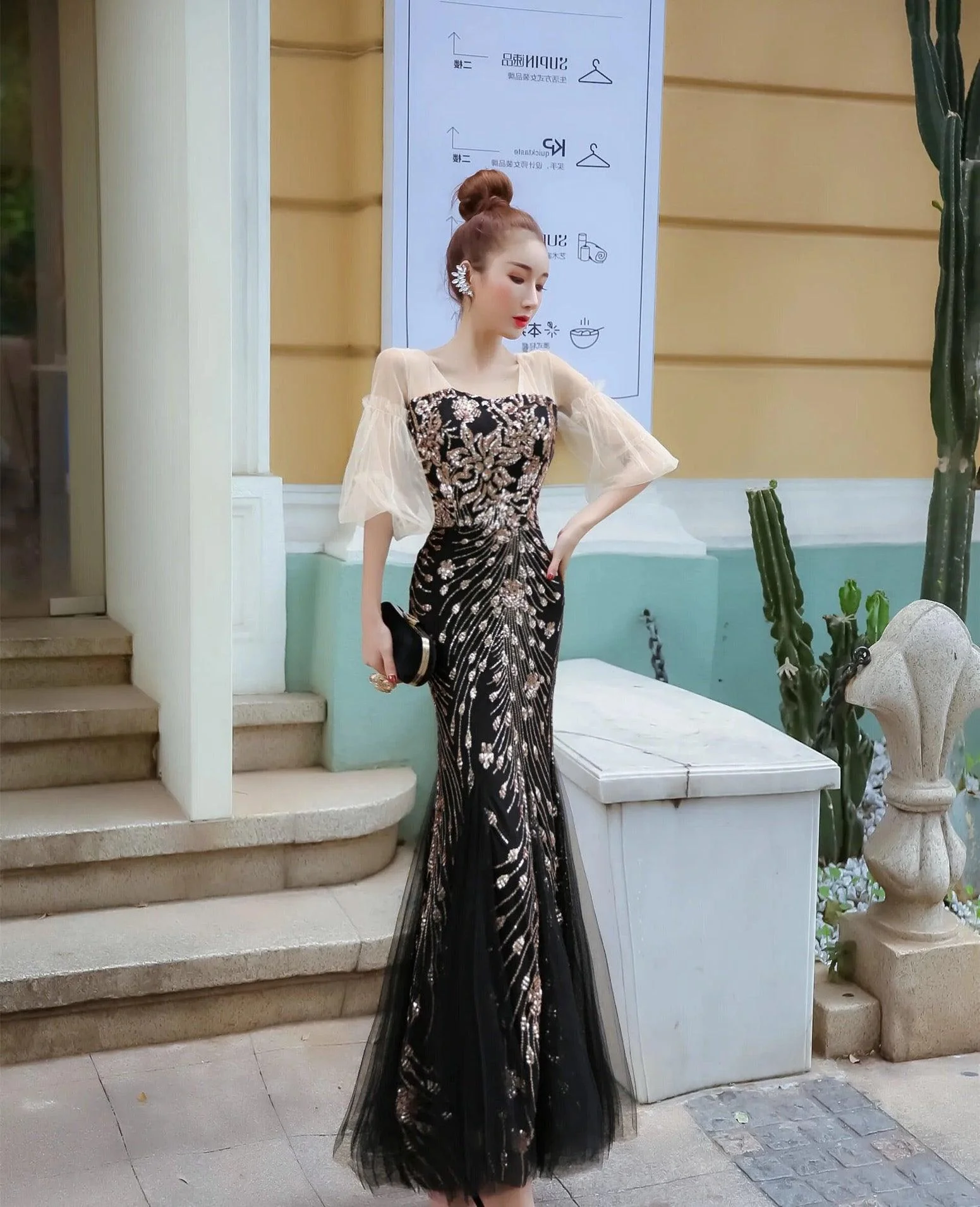 Jennifer Embellished Gown - Image 2