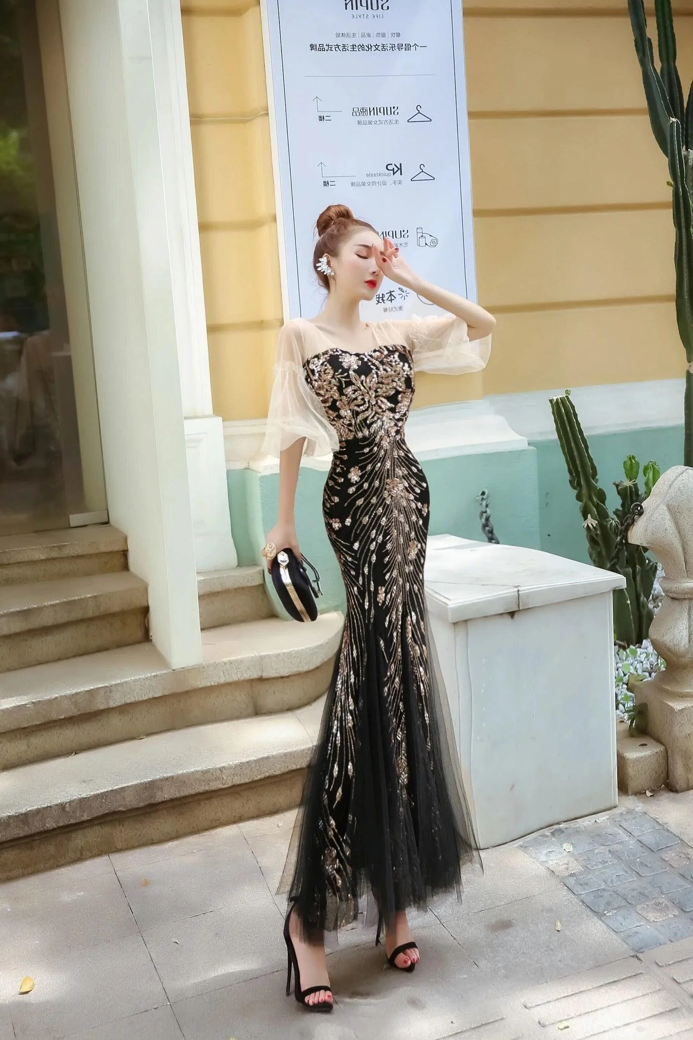 Jennifer Embellished Gown - Image 6