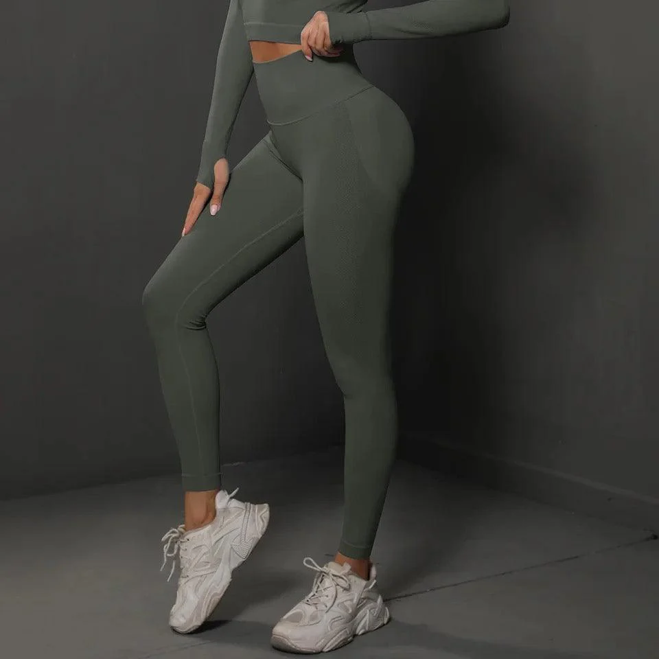 Kelly Slimming Premium Leggings In Grey - Image 3