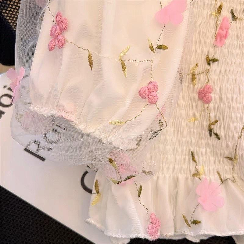 Jill Statement Floral Tops - Image 6
