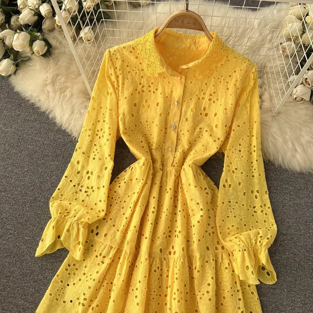 Jimmy Cotton Eyelet Midi Dress - Image 8