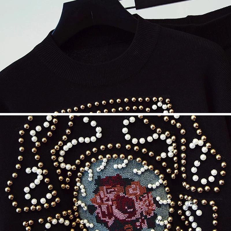 Jison Luxury Embroidered Tracksuit - Image 3