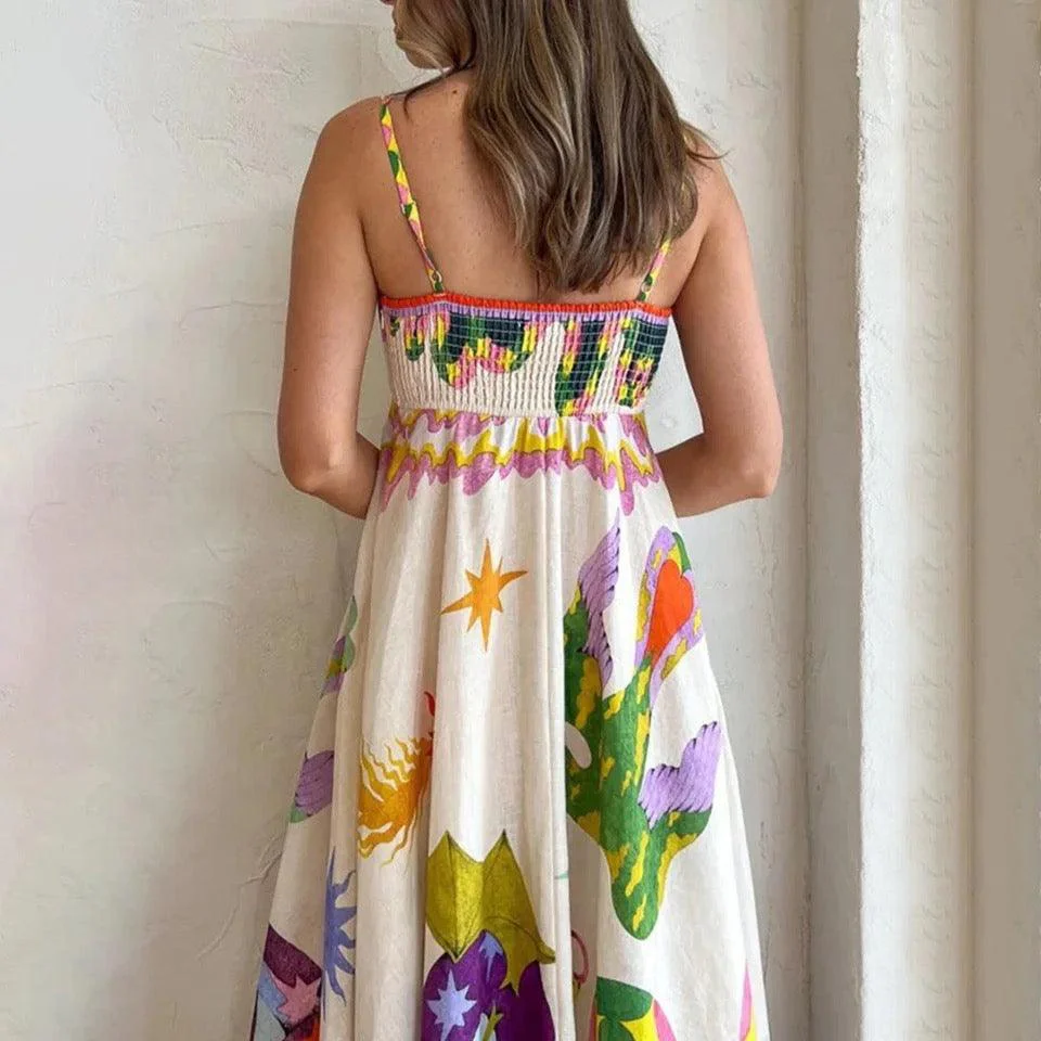 Jonah Printed Summer Dress - Image 4