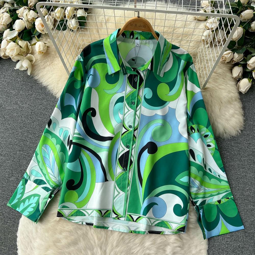 Kamara Abstract Coord Set In Green - Image 3
