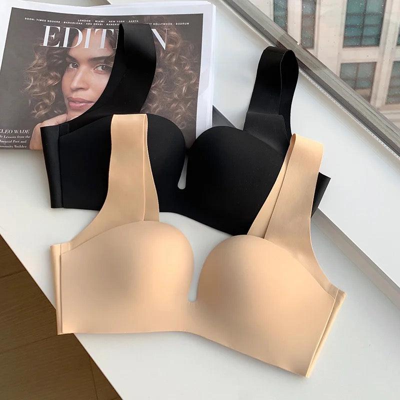 Kanette Seamless Pushup Bralettes In Black - Image 3