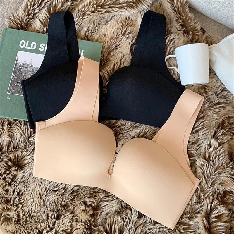 Kanette Seamless Pushup Bralettes In Black - Image 6