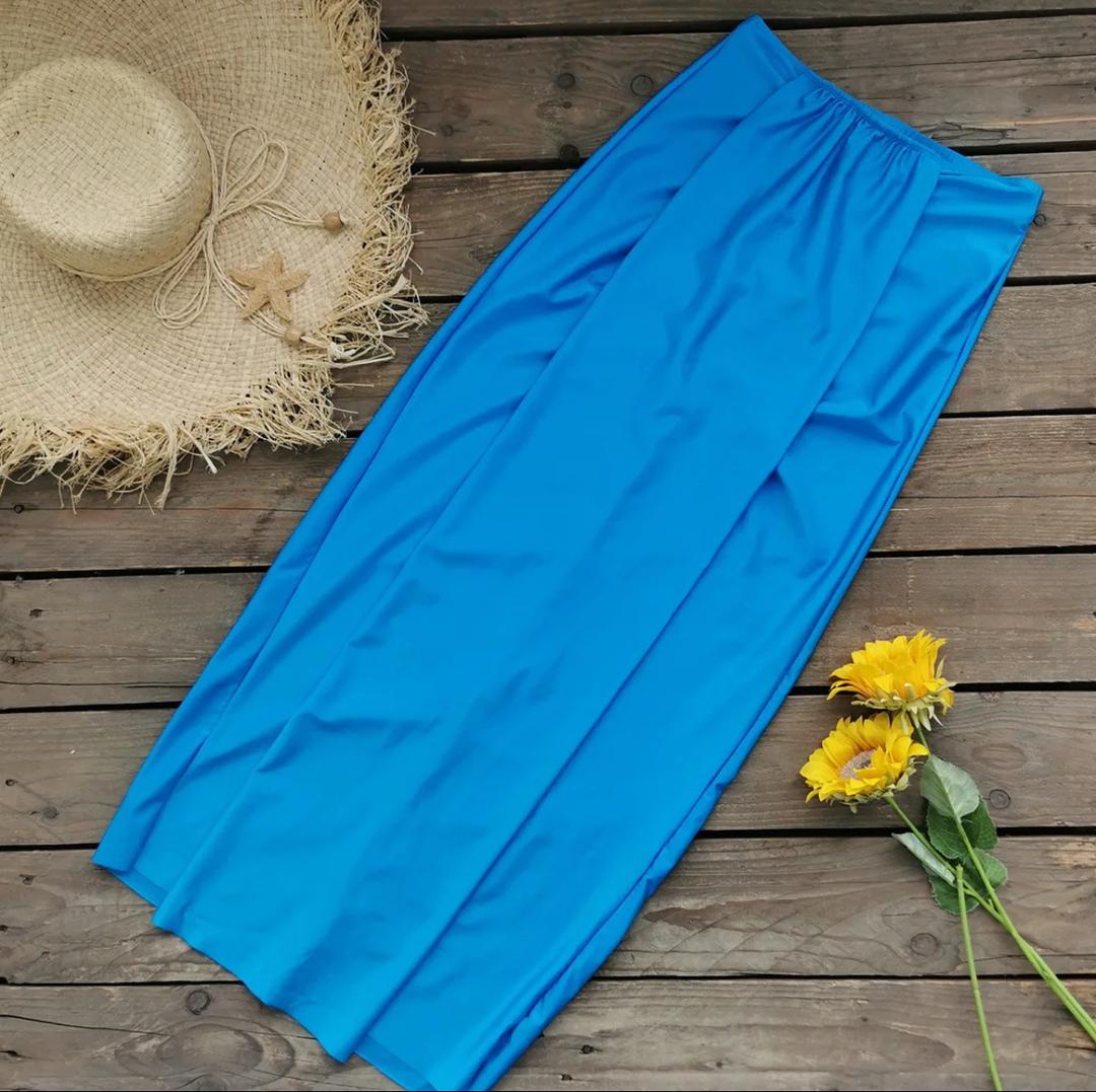 Kaylee Swimsuit With Skirt In Royal Blue - Image 5