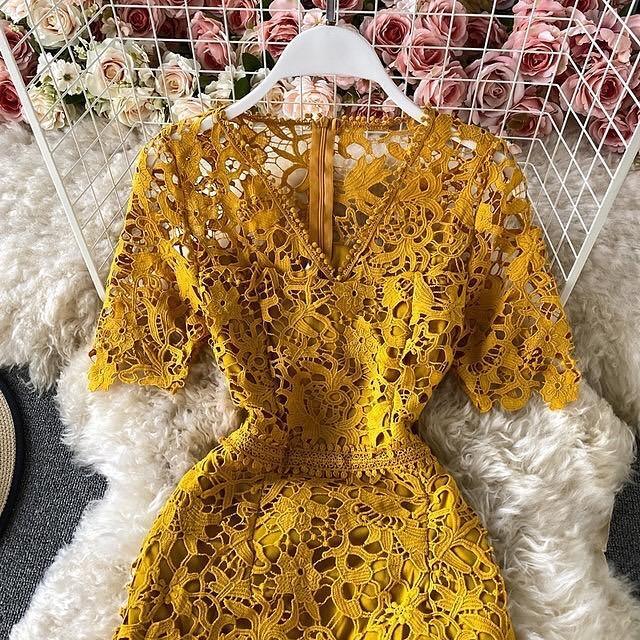 Kelly Luxury Lace Dress - Image 3