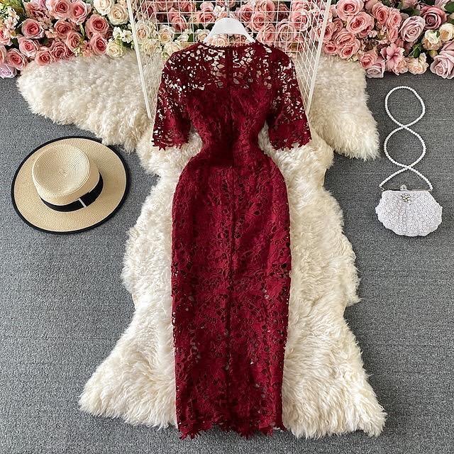 Kelly Luxury Lace Dress - Image 4