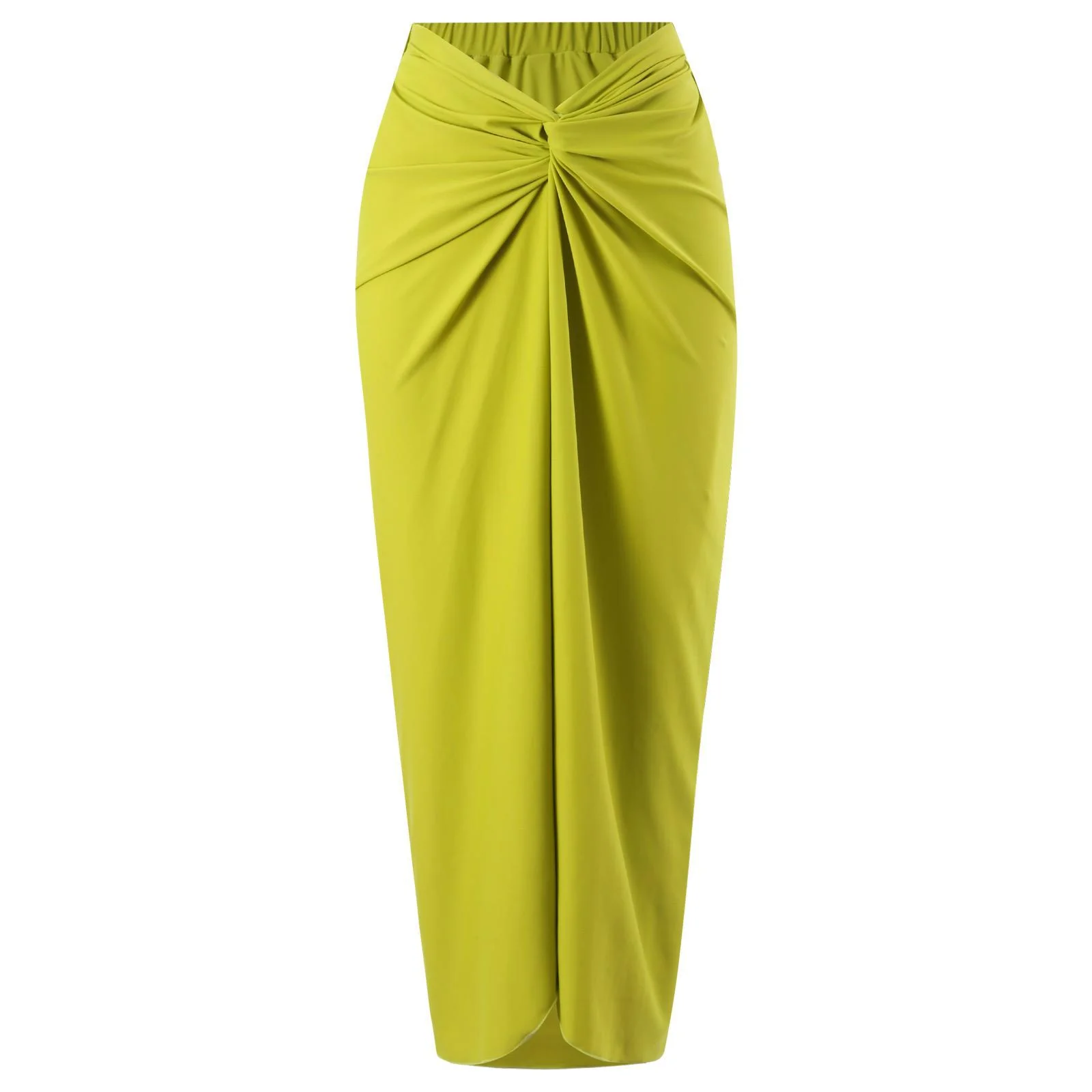 Kelly Rosette Swimsuit With Skirt In Neon - Image 4