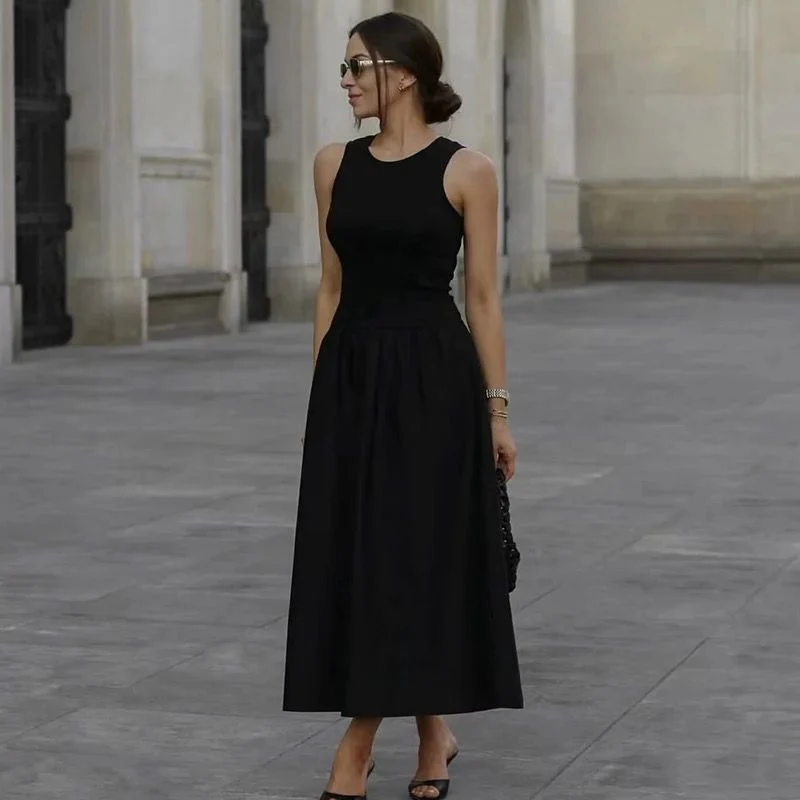 Keya Drop Waist Midi Dress - Image 4
